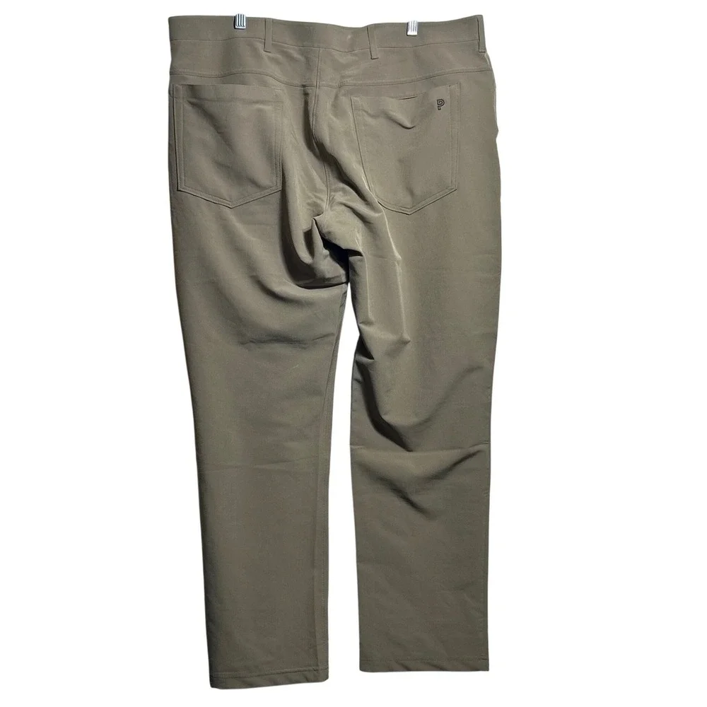 Public Rec Workday Pants Khaki Tan Straight Leg Mens 40x32 Stretch Performance